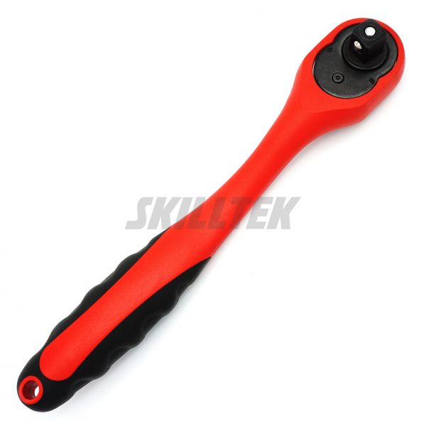 High-quality CRV ratchet handle with PP+TPR coating by SKILLTEK Tools Supplier