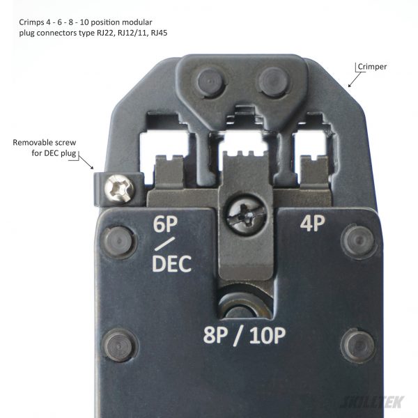 Robust, Ergonomic, Professional Heavy Duty Modular Crimper Pliers