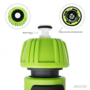 Alternative view of 3/4" Plastic TPR Hose Connector with Water Stop