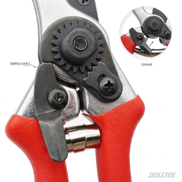 8-1/2" Aluminum Bypass Pruning Shears - S50C - Image 4