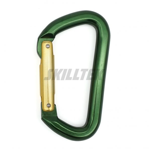 Aluminum D-shape Straight Gate Carabiner