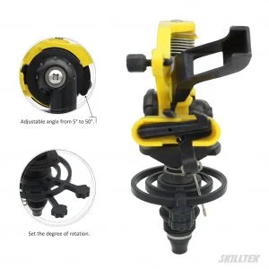 Alternative view of Plastic Adjustable Angle Sprinkler _ Patent