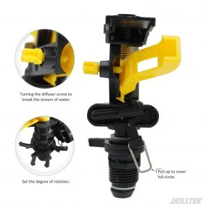 Alternative view of Plastic Sprinkler _ Fishtail