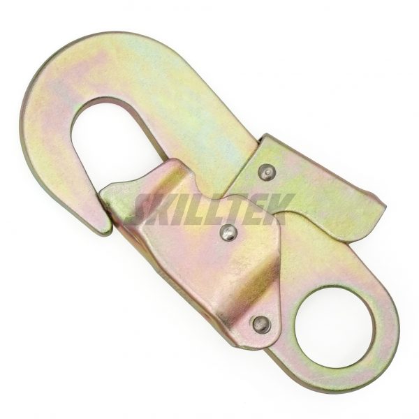 Steel Double-action Snap Hook - Yellow Zinc