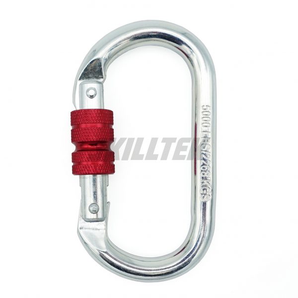 Steel Oval Screw Lock Carabiner - Image 3