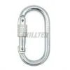 Steel Oval Screw Lock Carabiner