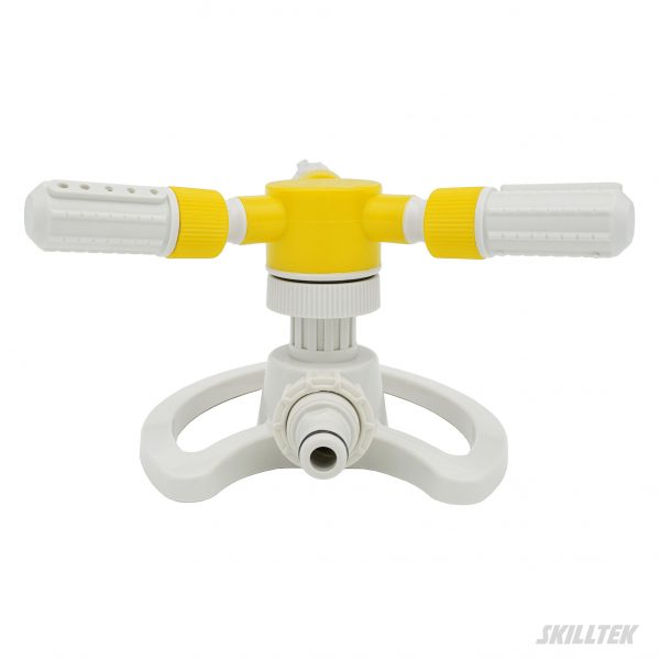 Three-arm Plastic Rotating Sprinkler on Heart Base - Image 4
