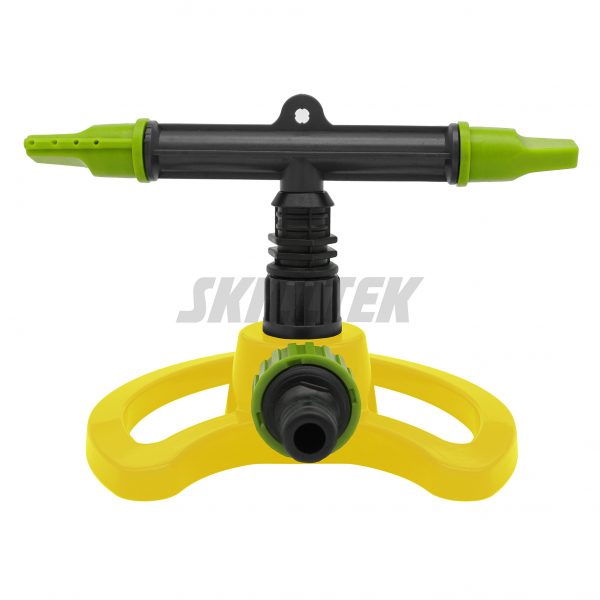 Two-arm Plastic Rotating Sprinkler on Heart Base - Image 4