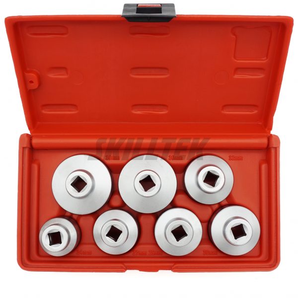 3/8" Dr. Oil Filter Socket 7PC