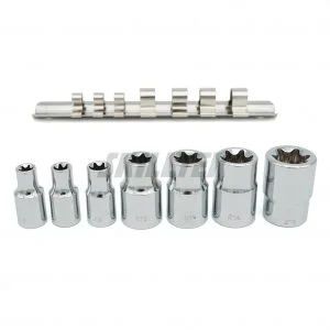 Torx Box Socket Set 7PC 1/4"Dr. & 3/8"Dr.  (E6-E16)
