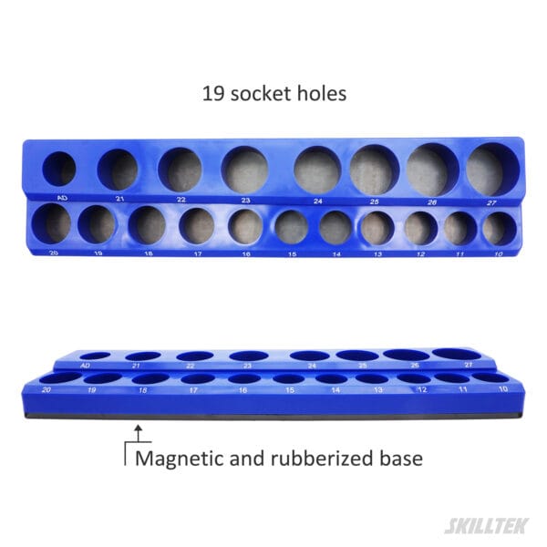 1/2" Dr. Magnetic Socket Tray - Metric (10~27mm) - Image 2