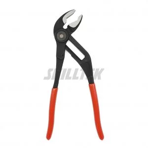 Patented Rapid Action Water Pump Pliers with special teeth hardened to HRC55-58 Easily adjust jaw distance without pressing any buttons Made in Taiwan