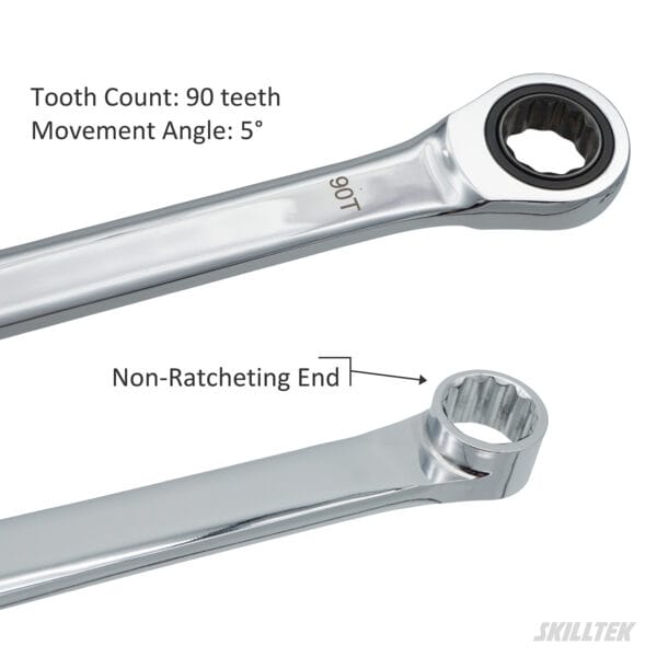 Long Box End Single Ratchet Wrench - Image 2