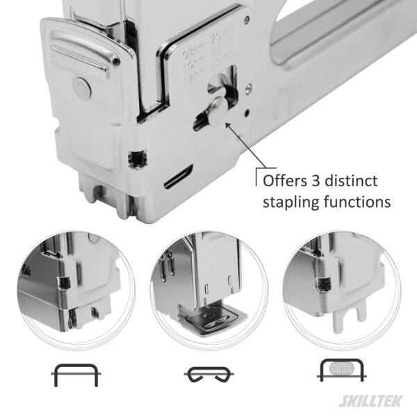 2 in 1 All Metal Staple Gun with 3 Functions - Image 2