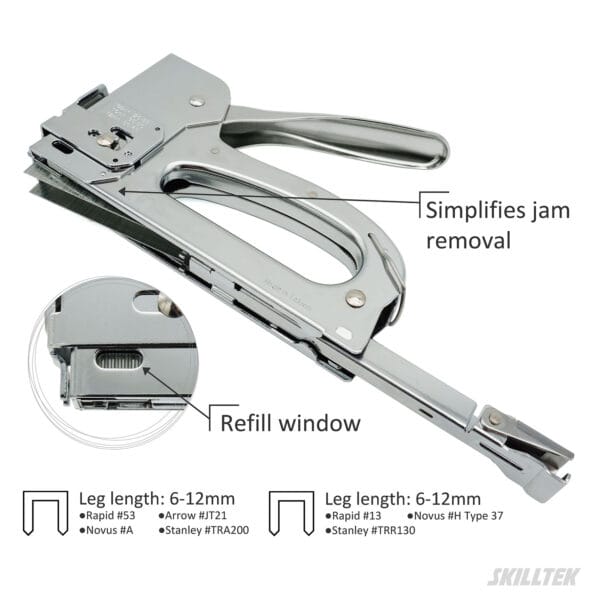 2 in 1 All Metal Staple Gun with 3 Functions - Image 4