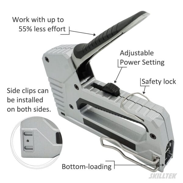 6 in 1 Effort-Saving Aluminium Staple Gun - Image 2