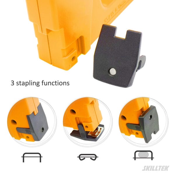 2 in 1 ABS Plastic Staple Gun with 3 Functions - Image 2