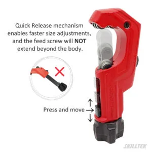 Alternative view of Non-Extending Quick Release Tube Cutter
