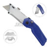 Folding Retractable Twin-Blade Utility Knife