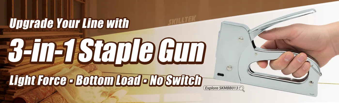 Upgrade Your Line with a No-Switch 3-in-1 Staple Gun