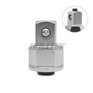 CR-V quick-release wrench adapter with precise Taiwanese workmanship. Compatible with multiple socket sets, available individually with MOQ, and customizable in other sizes upon request. Made in Taiwan.