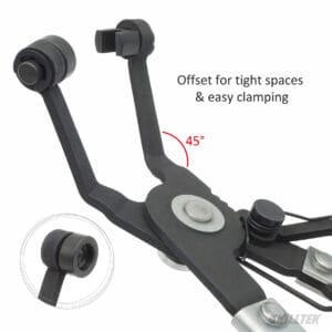 Alternative view of 45-Degree Swivel Jaw Hose Clamp Pliers