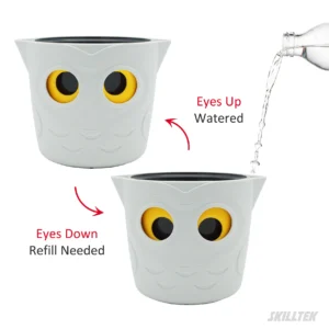 Alternative view of Owl Visual Gauge Self Watering Planter - Medium