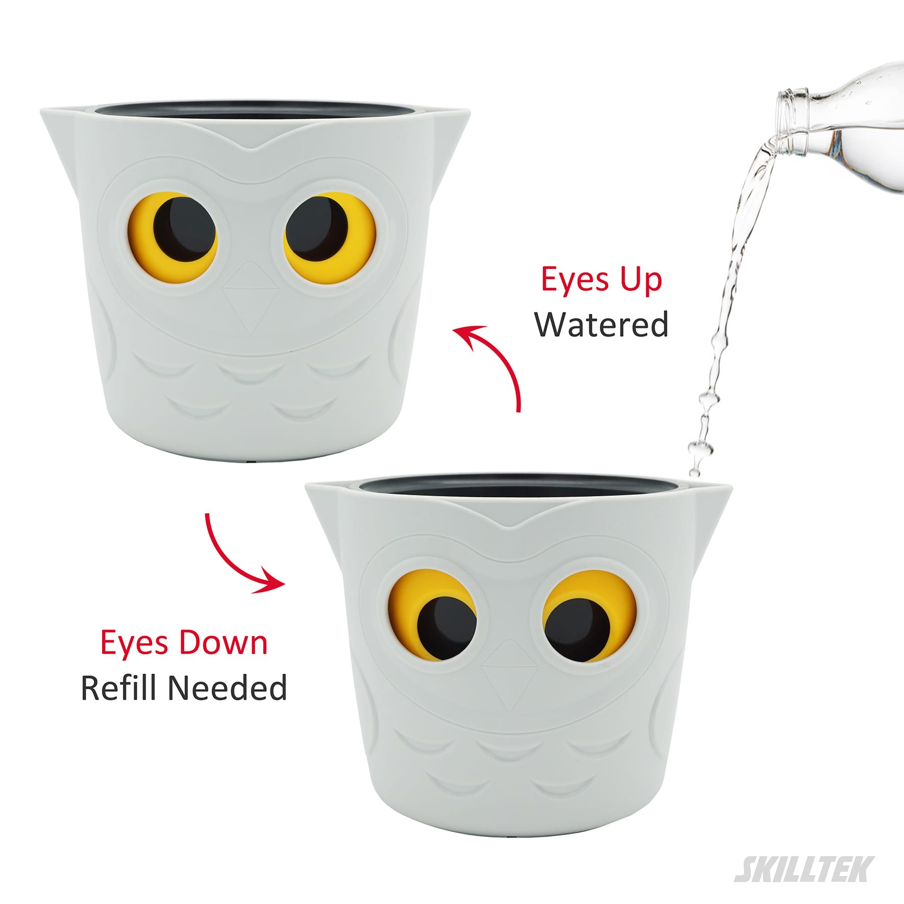 Owl Visual Gauge Self Watering Planter - Large - Image 4