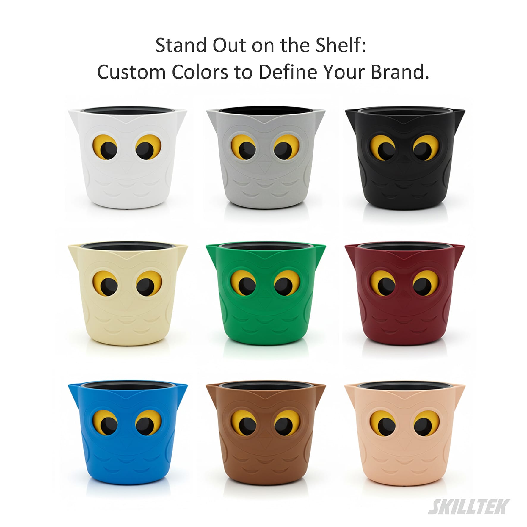 Owl Visual Gauge Self Watering Planter - Large - Image 8