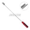 Professional BNC Connector Removal Tool made in Taiwan. Features S45C steel shaft, 5 length options, and resin handle. Ideal for high-density patch panels and OEM. | SKILLTEK