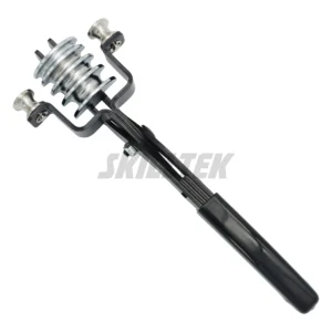 Professional 4-way brake pipe bending pliers made in Taiwan. Bends 3/16" to 3/8" tubes up to 90° without kinking. Durable OEM tool for copper and steel lines. | SKILLTEK